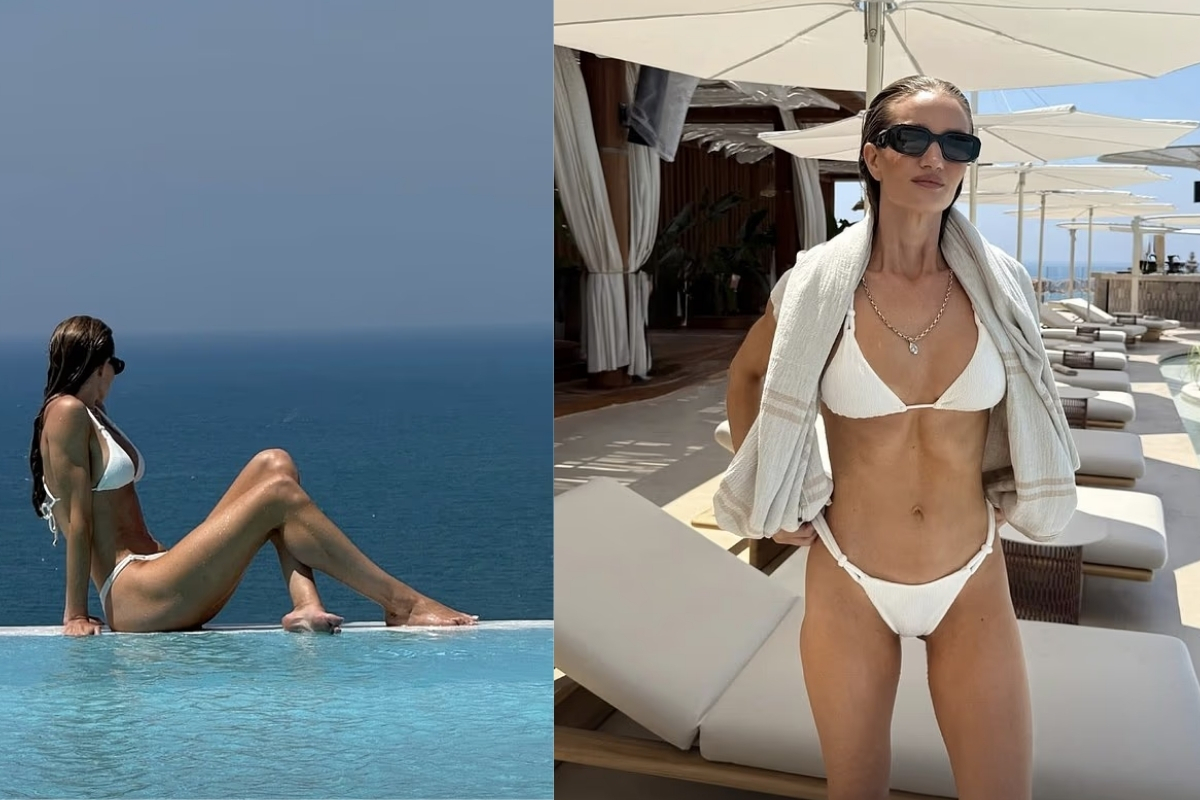 Jason Statham'ın nişanlısı Huntington yine Belek'te