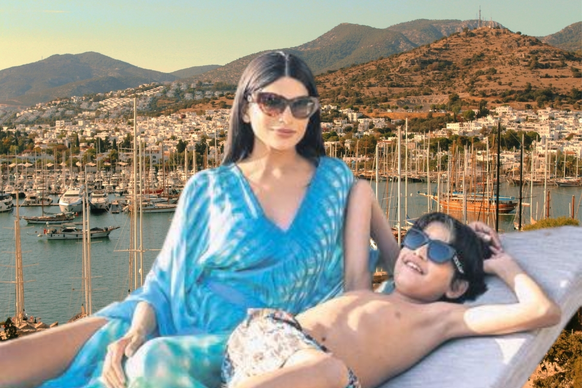 Dubai’nin yıldızı Farhana Bodi'nin rüya gibi Bodrum tatili