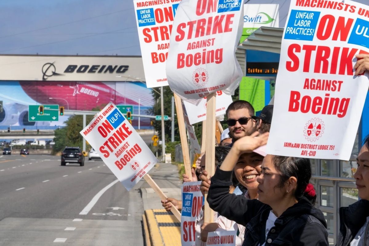 Boeing'de 1996'dan bu yana bir ilk, 3 binden fazla çalışanı greve gitti