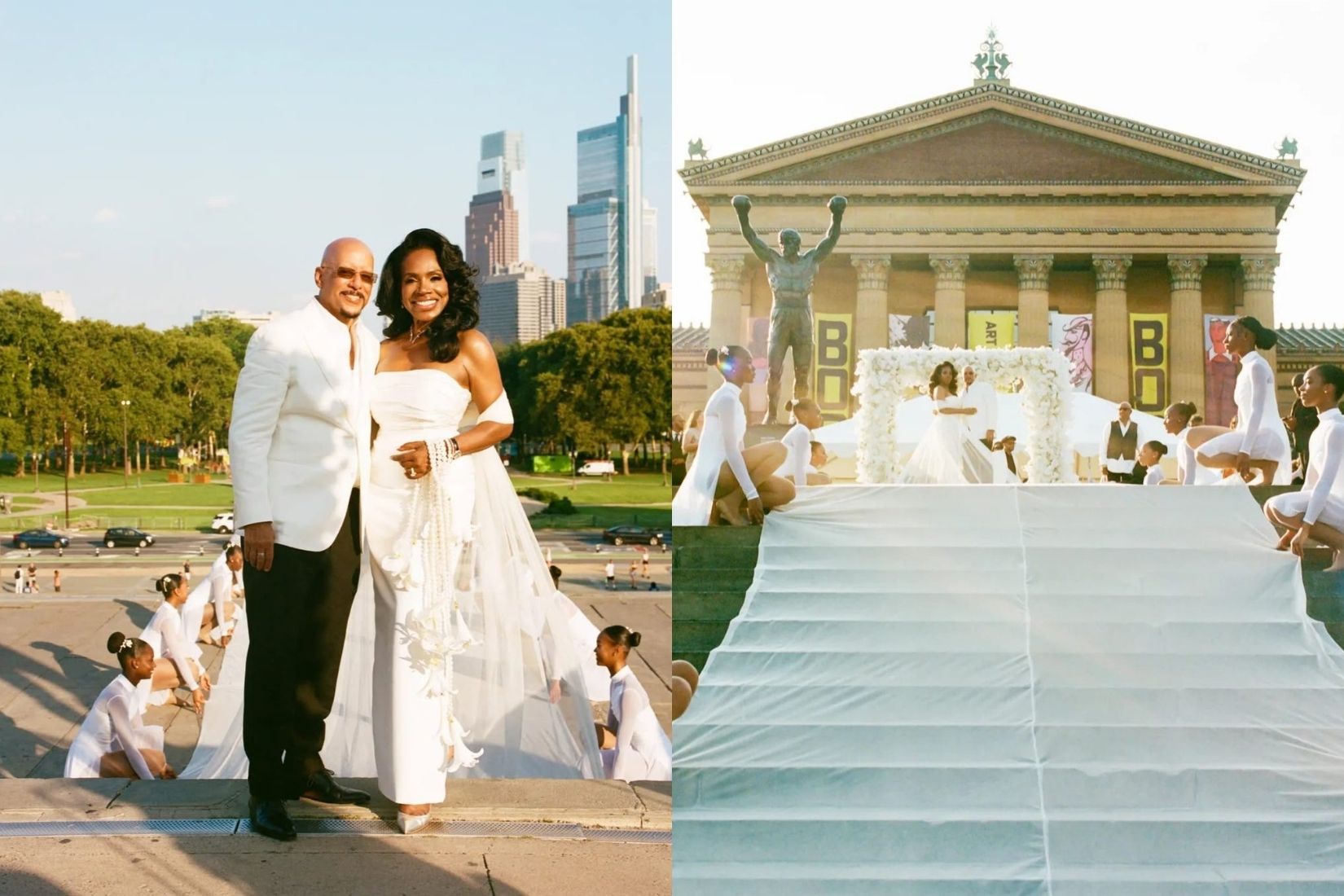 Sheryl Lee Ralph ve eşi Senatör Vincent Hughes 20. evlilik yıldönümlerini Philadelphia Sanat Müzesi’nde kutladı