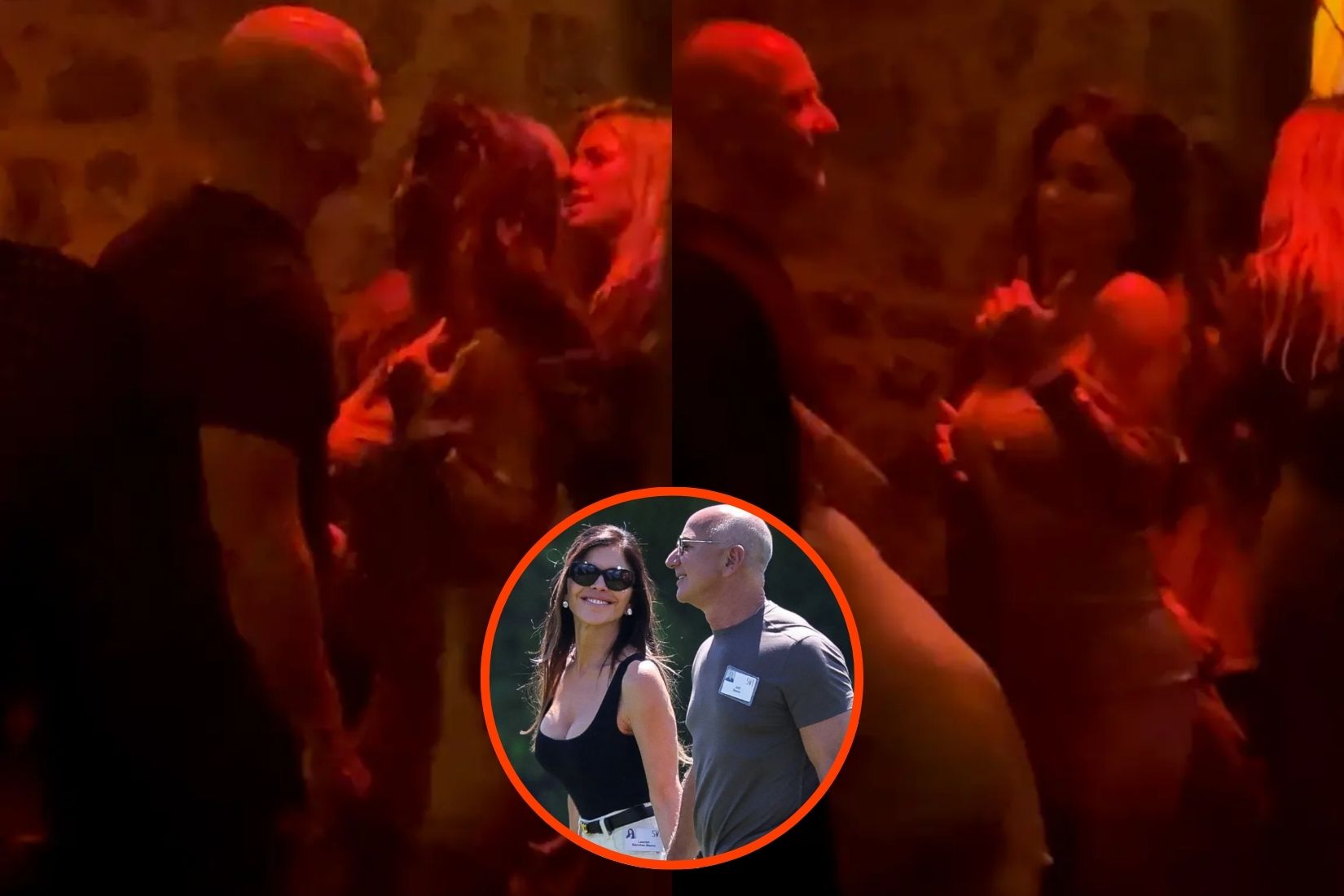 Lauren Sánchez, Ibiza'daki bir gece kulübünde Jeff Bezos'la dans ederken görüldü