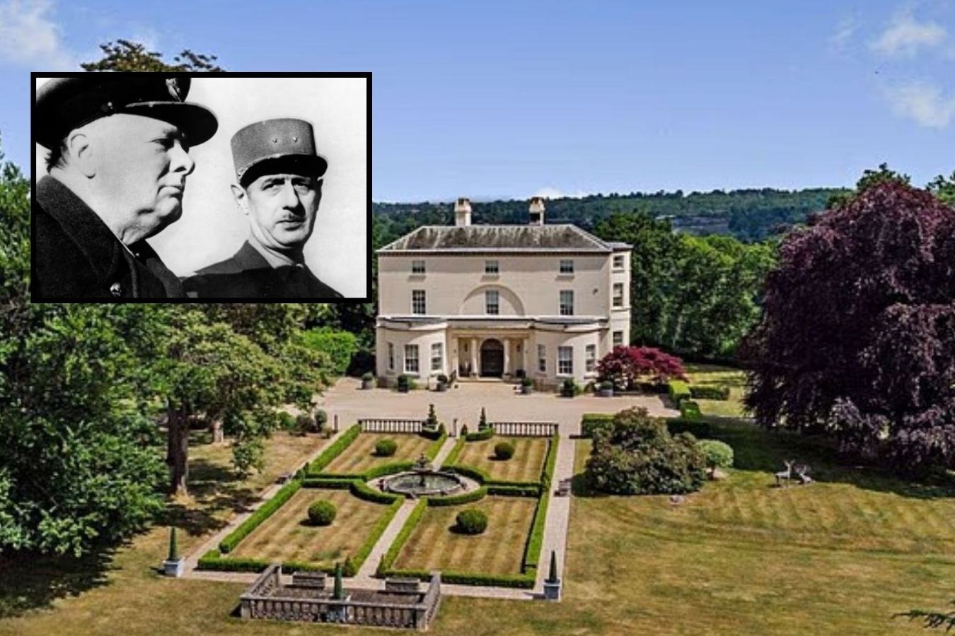 İkinci Dünya Savaşı sırasısında Winston Churchill ve Charles de Gaulle’nin buluştuğu İngiltere’deki ev satışa çıkartıldı