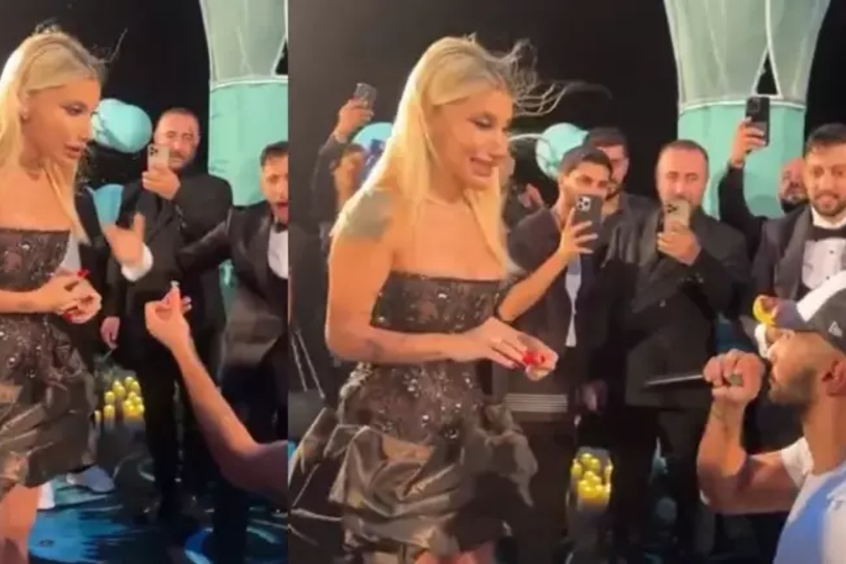 İrem Derici beklediği evlilik teklifini düğünde aldı