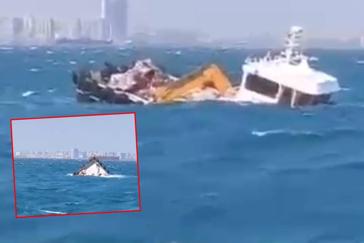 İstanbul'da şiddetli fırtınada tekne battı, 4 kişi kurtarıldı