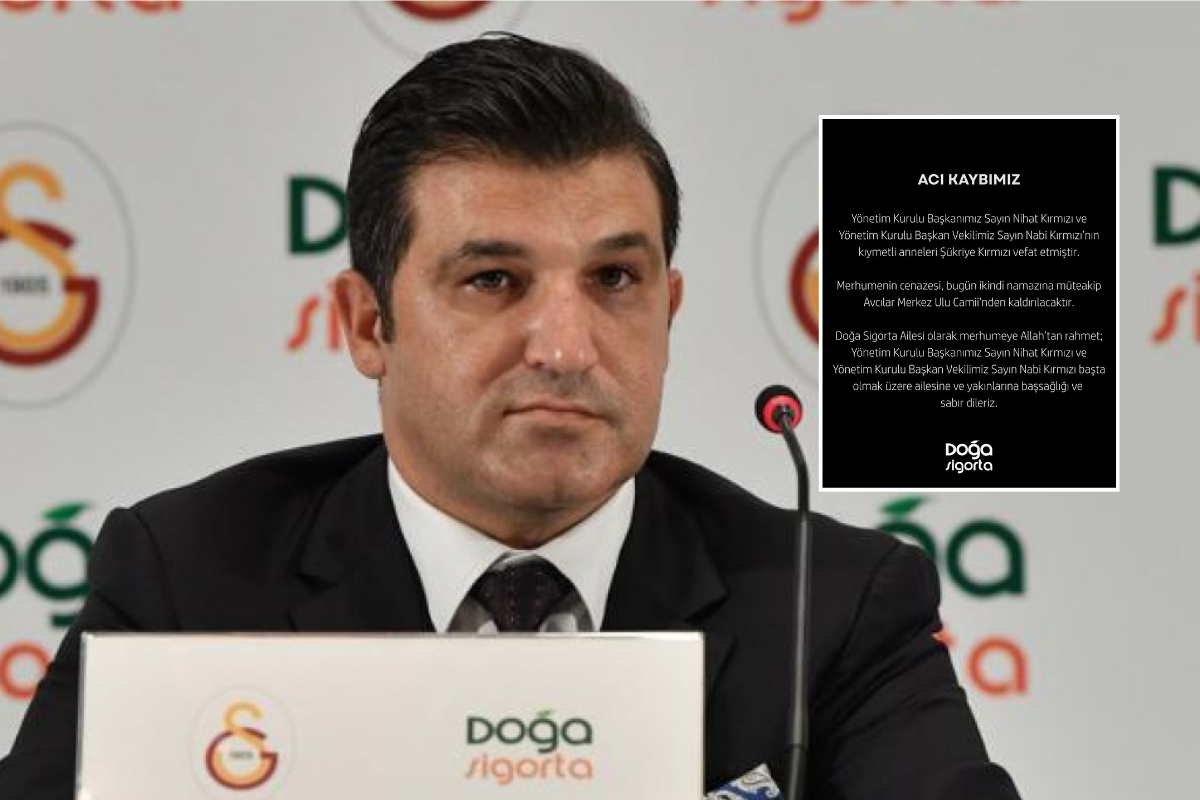 İş insanı Nihat Kırmızı’nın anne acısı