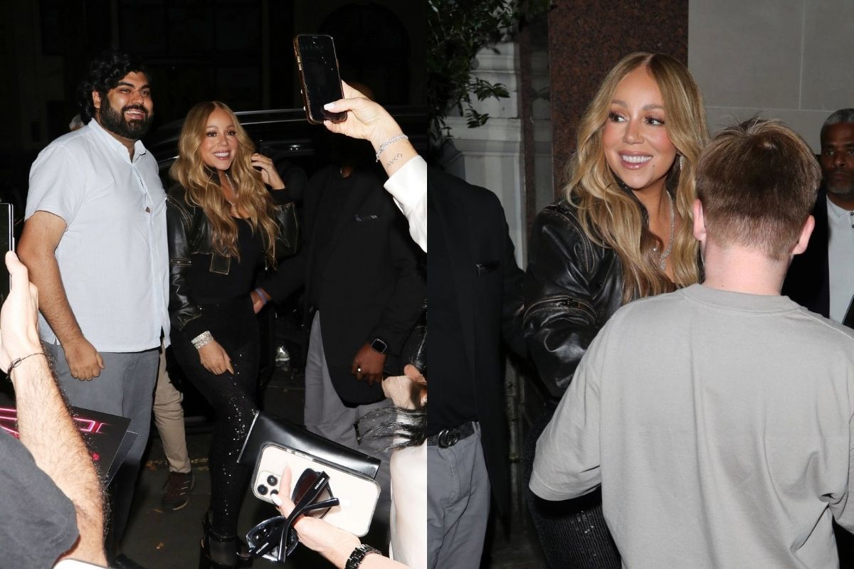 Mariah Carey Londra'da hayranlarını geri çevirmedi