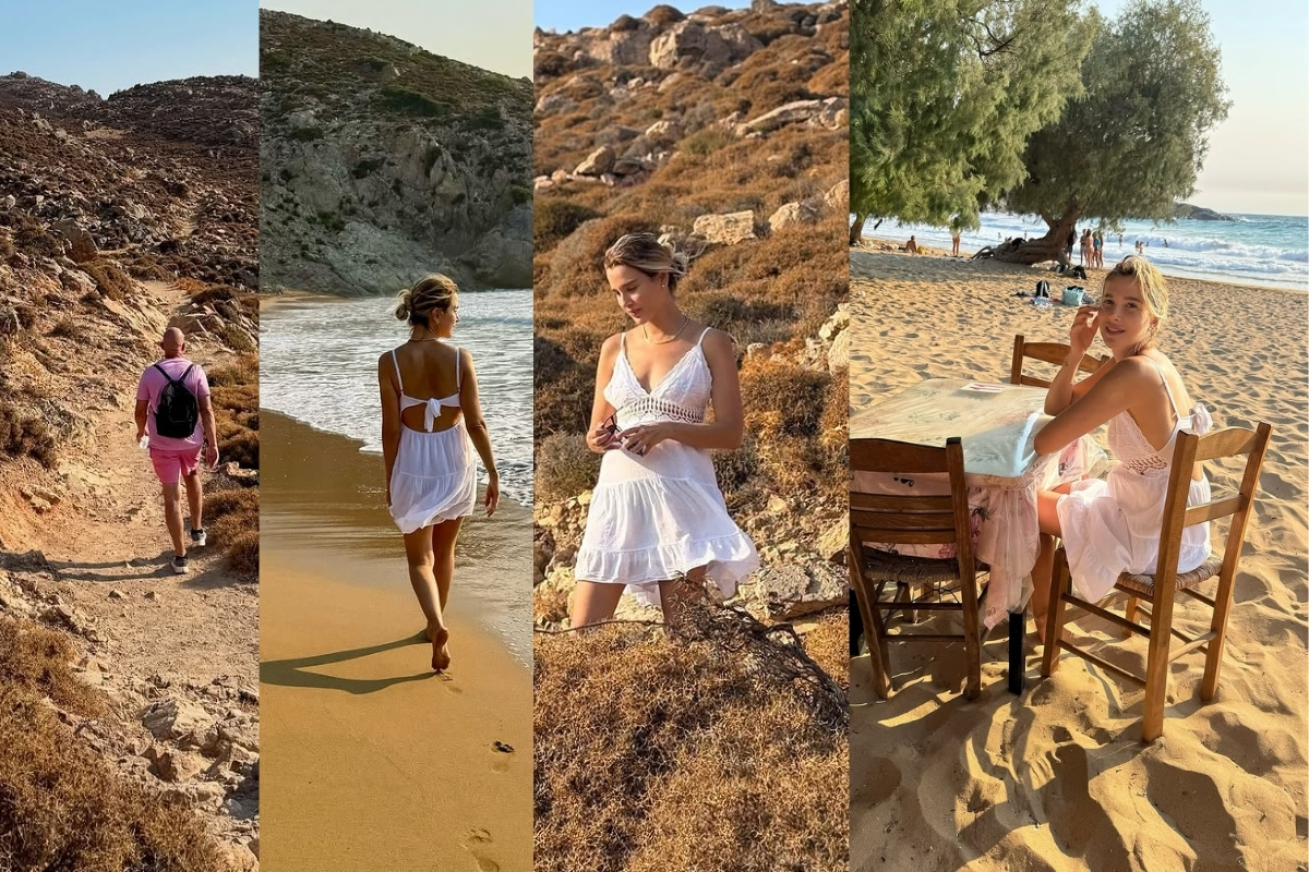 Pınar - İlhan Sabancı çifti Patmos Adası tatilinde