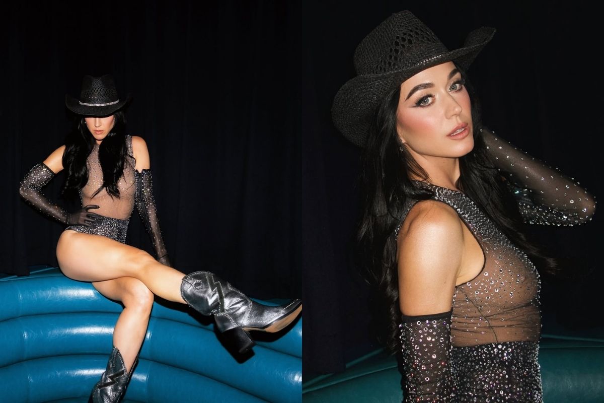 Katy Perry, Nashville'deki Bridgestone'da sahne aldı ve gösteri öncesi dans etti