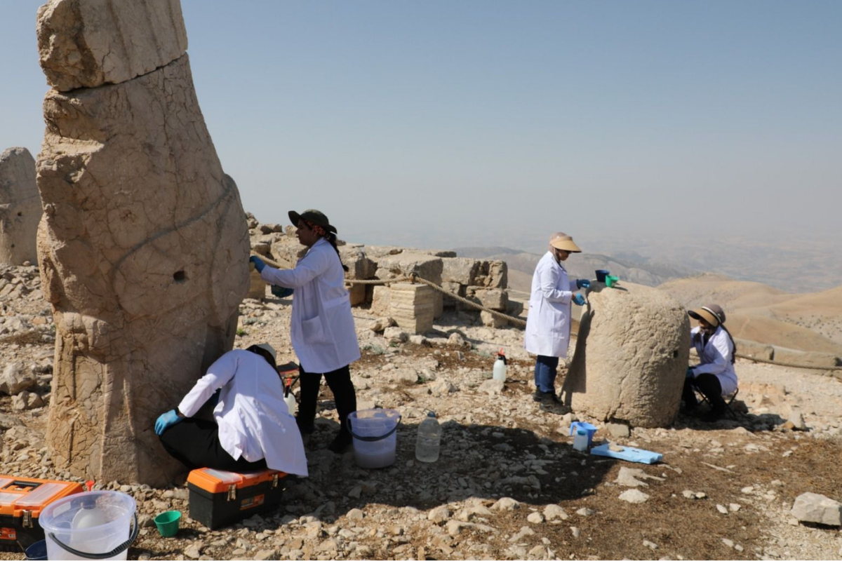 Nemrut'un tarihi taşlarına nanoteknolojik dokunuş