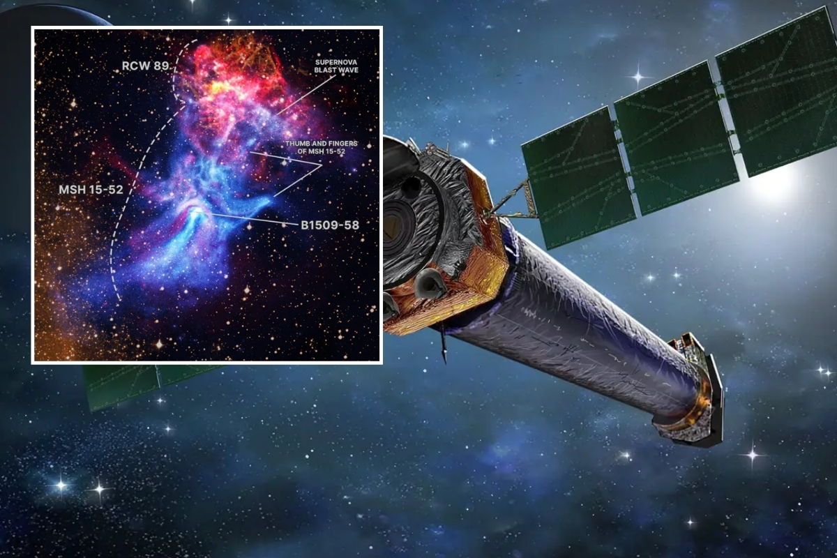 NASA, galaksinin ‘kozmik elini’ görüntüledi