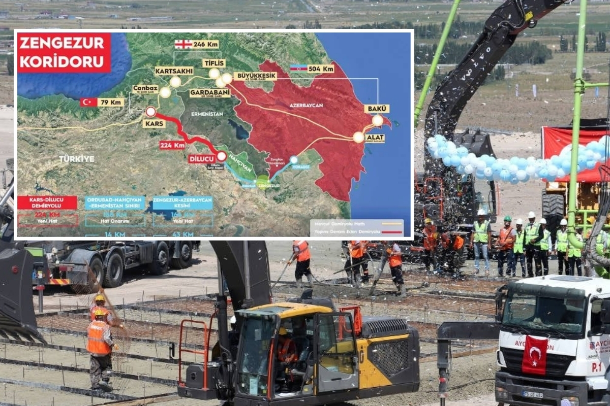 Zengezur ve Kars-Iğdır Demir Yolu ile 30 yılda 147,6 milyar TL kazanç hedefleniyor