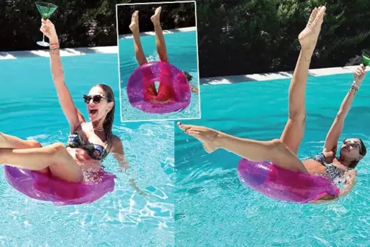 Başak Özbek'in Bodrum'da eğlenceli anları