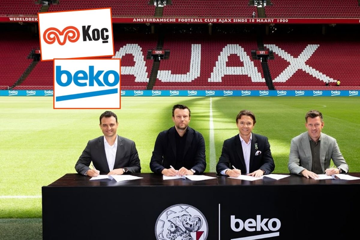 Koç Holding'in bünyesinde bulunan beyaz eşya ve elektronik devi Beko, futbol devi Ajax'a sponsor oldu