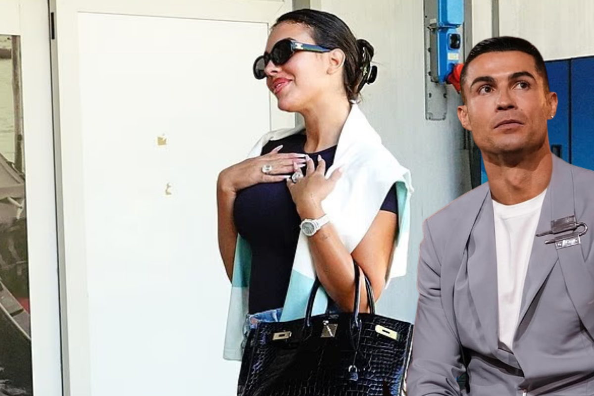 Cristiano Ronaldo'nun nişanlısı Georgina Rodriguez pırlanta yüzüğünü göstermeye doyamadı