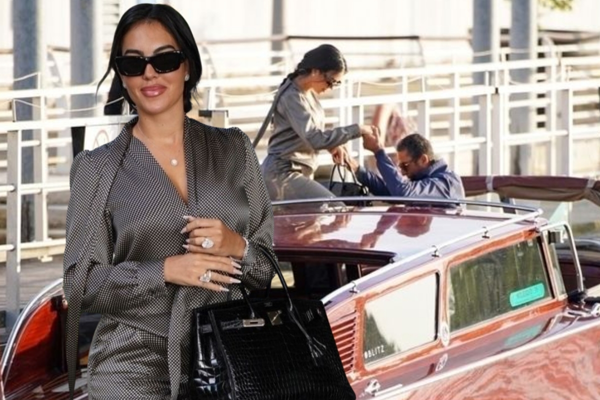 Cristiano Ronaldo’nun nişanlısı Georgina Rodriguez, Venedik Film Festivali’ne 5 milyon dolarlık nişan yüzüğüyle katıldı