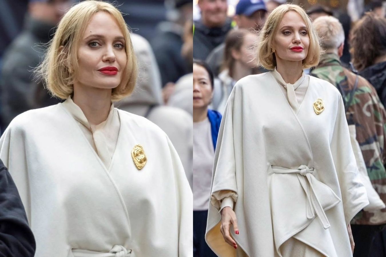 Angelina Jolie'nin yeni filmi 'Anxious People' için yeni imajını gösteren fotoğrafları yayınlandı