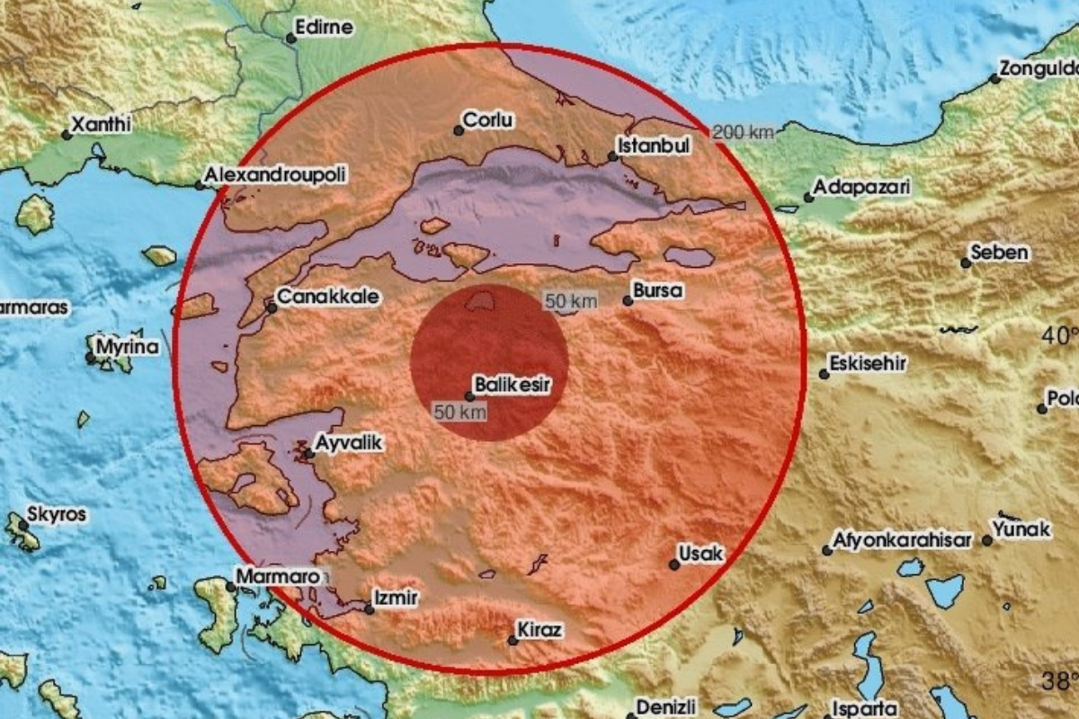 Balıkesir Sıngırlı merkezli 4,9 büyüklüğünde bir deprem meydana geldi