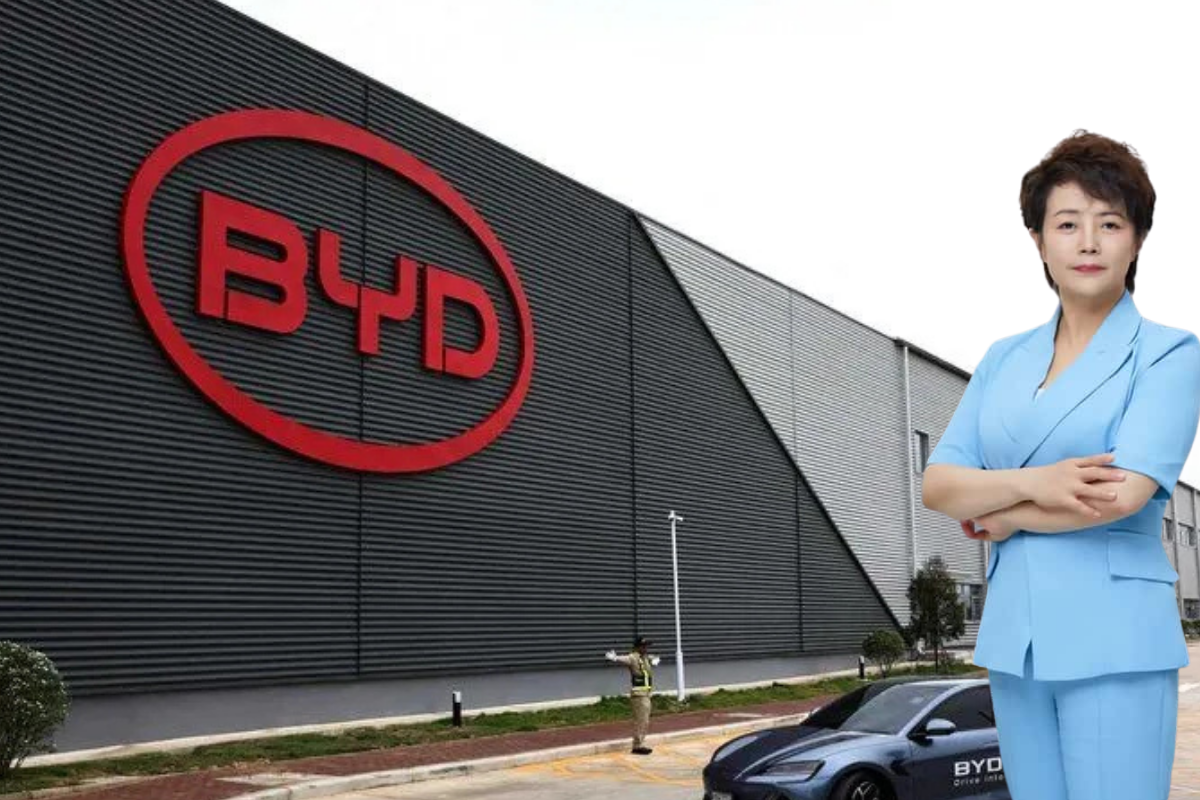 Manisa’daki fabrikayı yarım bıraktığı iddia edilen Çinli BYD’nin iki numarası Stella Li, ‘Fabrikada 2026’da üretime başlamayı planlıyoruz’ dedi