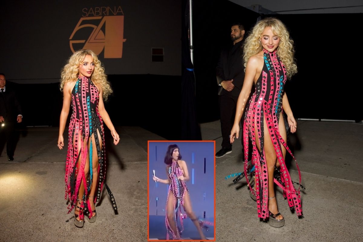 Sabrina Carpenter, VMA 2025 afterparty'de Cher'in 50 yıllık Bob Mackie elbisesini giydi