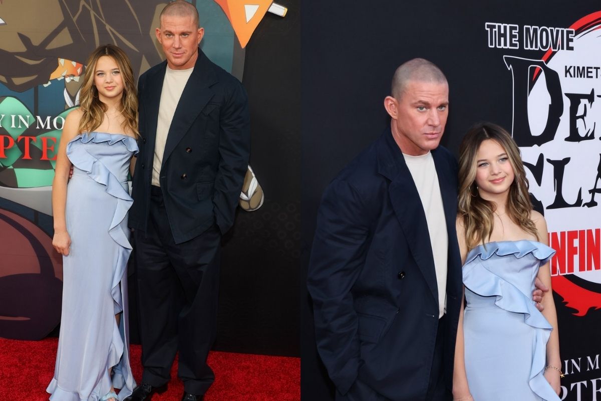 Channing Tatum Los Angeles'ta kızı Everly ile birlikte kırmızı halıda poz verdi