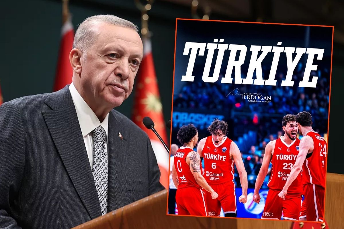 Cumhurbaşkanı Erdoğan, EuroBasket 2025'te finale yükselen A Milli Basketbol Takımı'nı kutladı