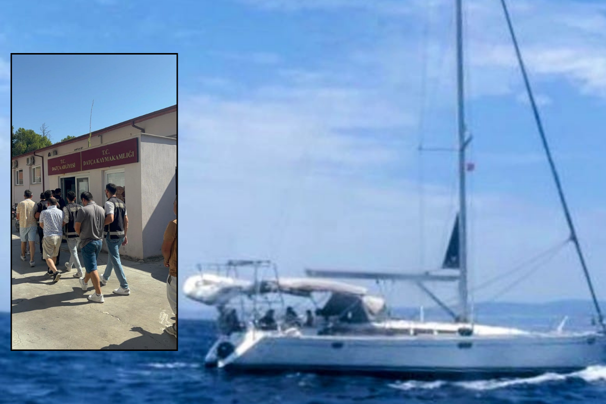 Muğla'da FETÖ'cüler lüks tekneyle  kaçarken Sahil Güvenlik ekipleri tarafından yakalandı