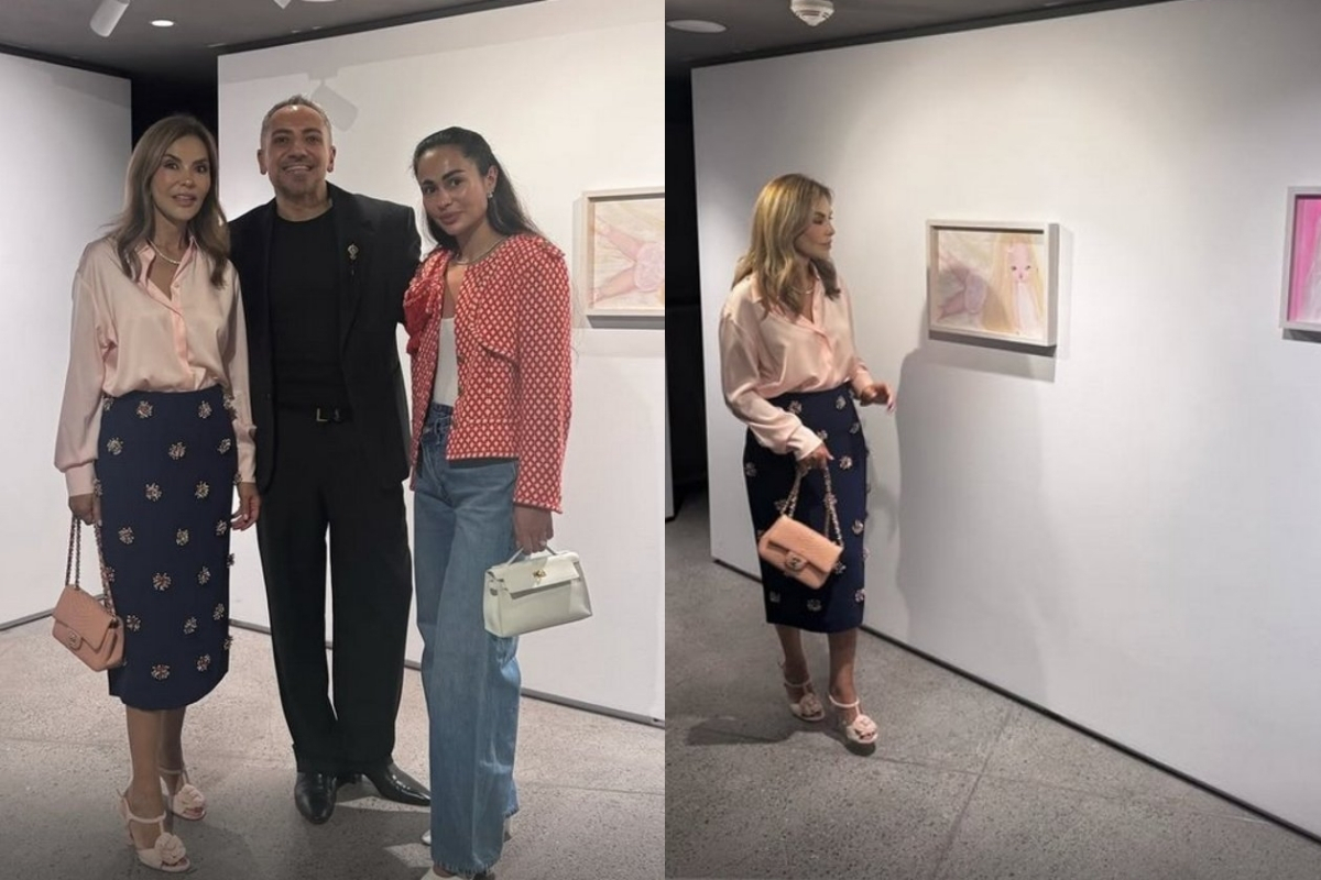 Feryal Gülman Azeri gelini Mariam Mekhdieva ile sanat turunda