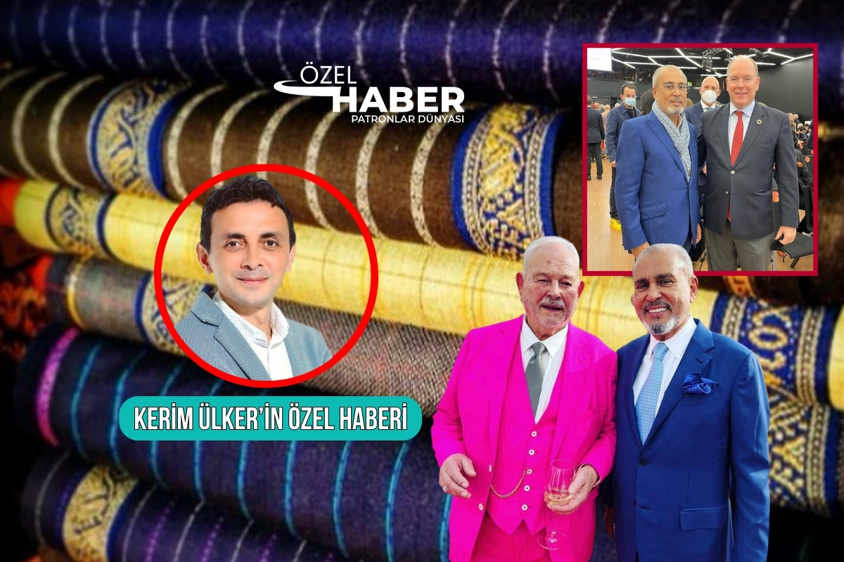 Dünyanın en köklü kumaş üreticilerinden Moxon'un patronu Firas Chamsi Pasha (Şemsi Paşa) Boğaz'da önemli buluşmaya geldi