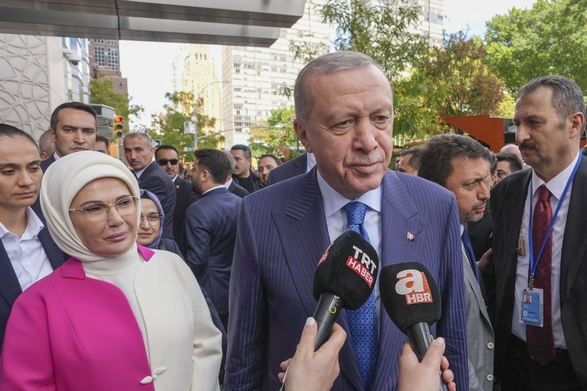 Erdoğan'dan, Trump'la görüşmesi öncesinde açıklama: Ortadoğu'da atılacak her adım hayatidir