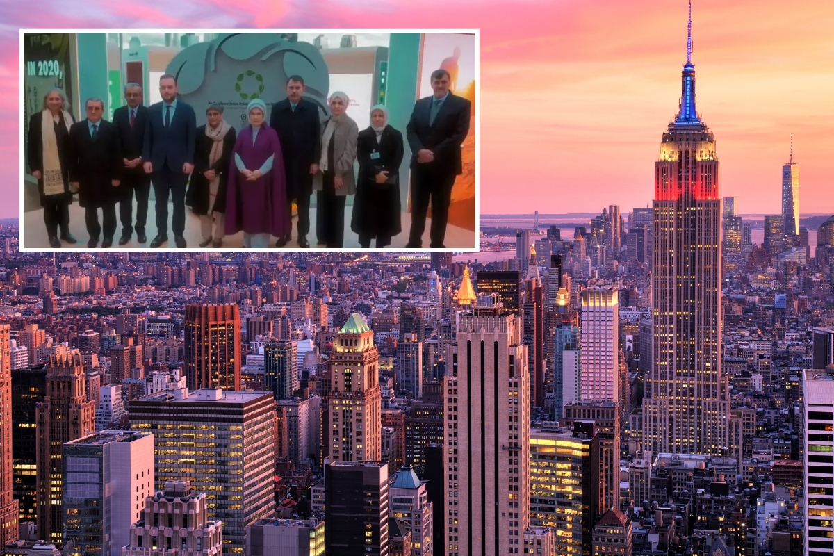 Emine Erdoğan ve Bakan Murat Kurum eşliğinde New York’ta 'Sıfır Atık Mavi-Damla Damla' sergisi açılacak