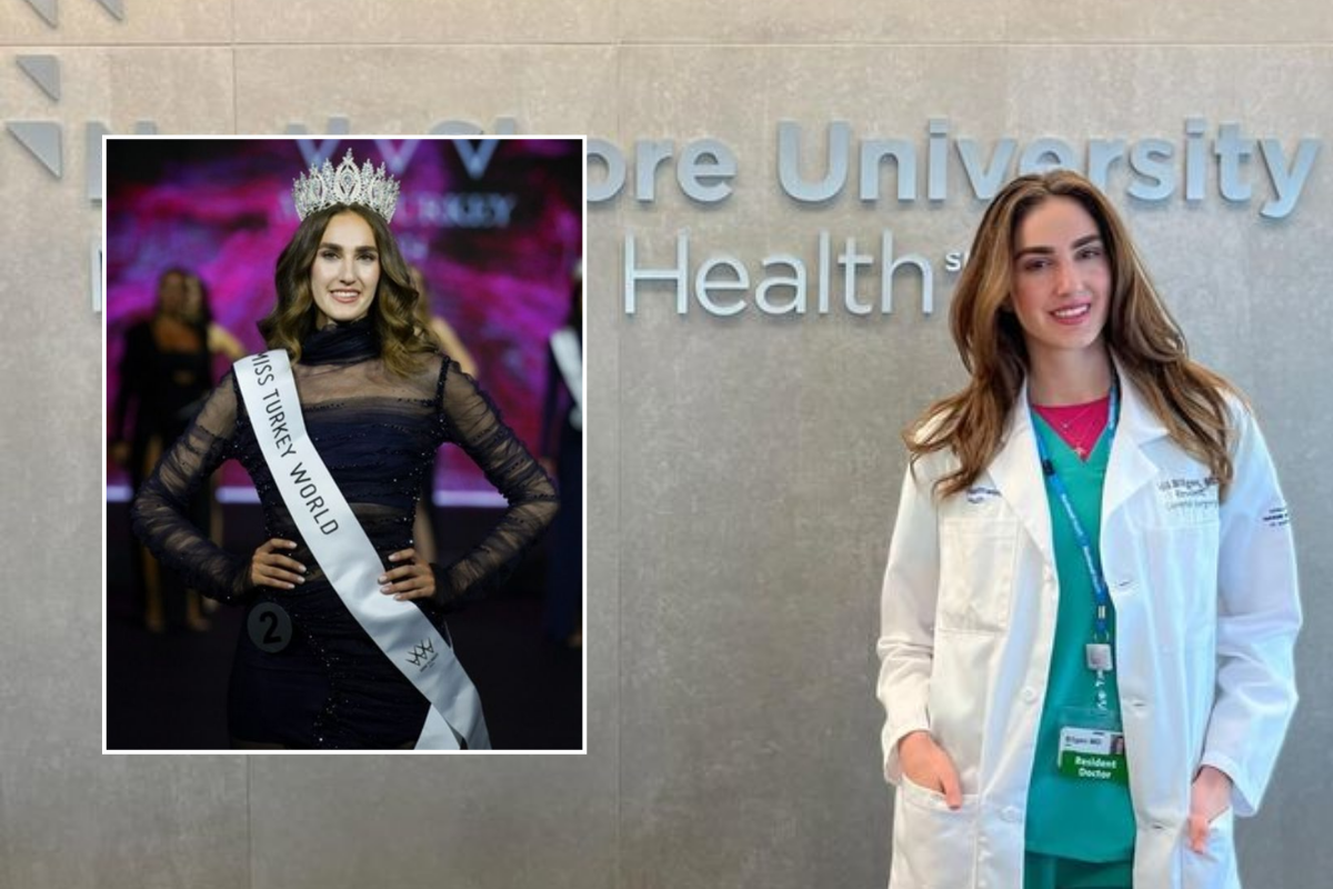 Türkiye güzeli İdil Bilgen doktor önlüğünü New York'ta giydi