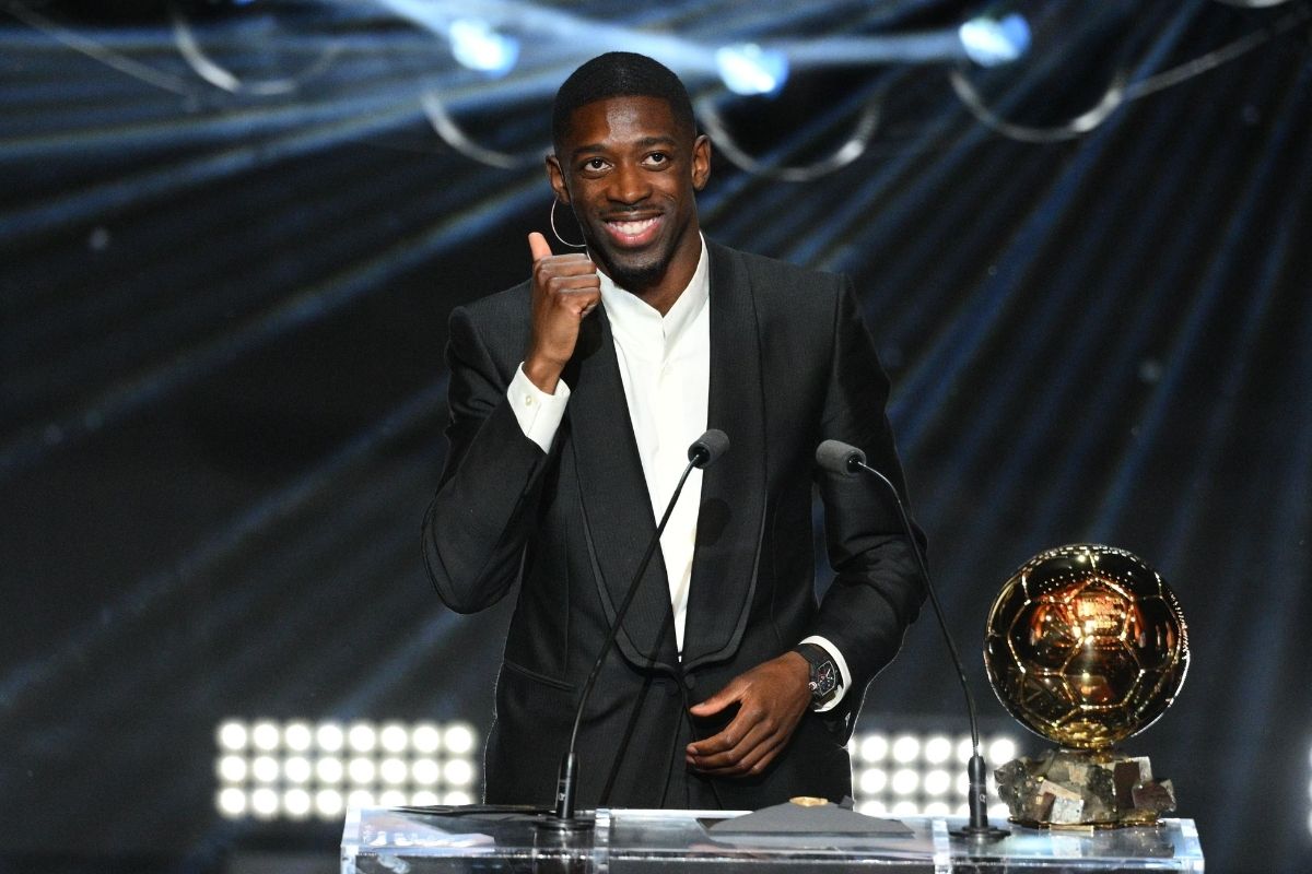Ballon d'Or ödülünü PSG'nin Fransız yıldızı Ousmane Dembele kazandı