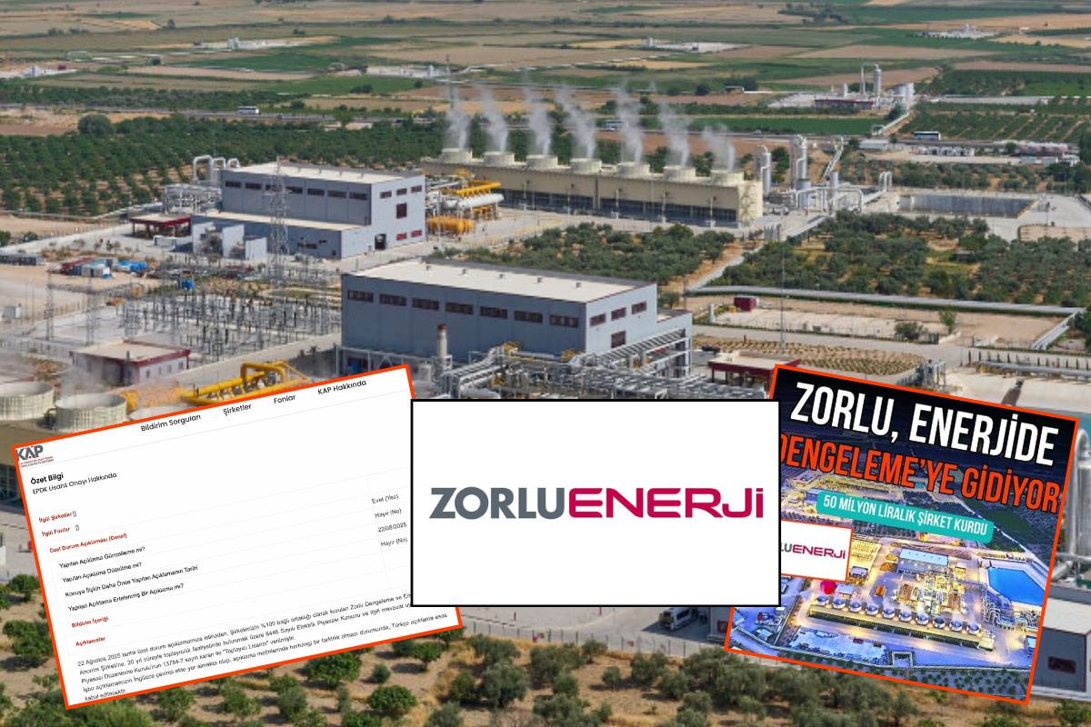 Zorlu Enerji'nin yeni kurduğu Zorlu Dengeleme ve Enerji şirketine EPDK tarafından 20 yıl süreyle 'toplayıcı lisansı' verildi