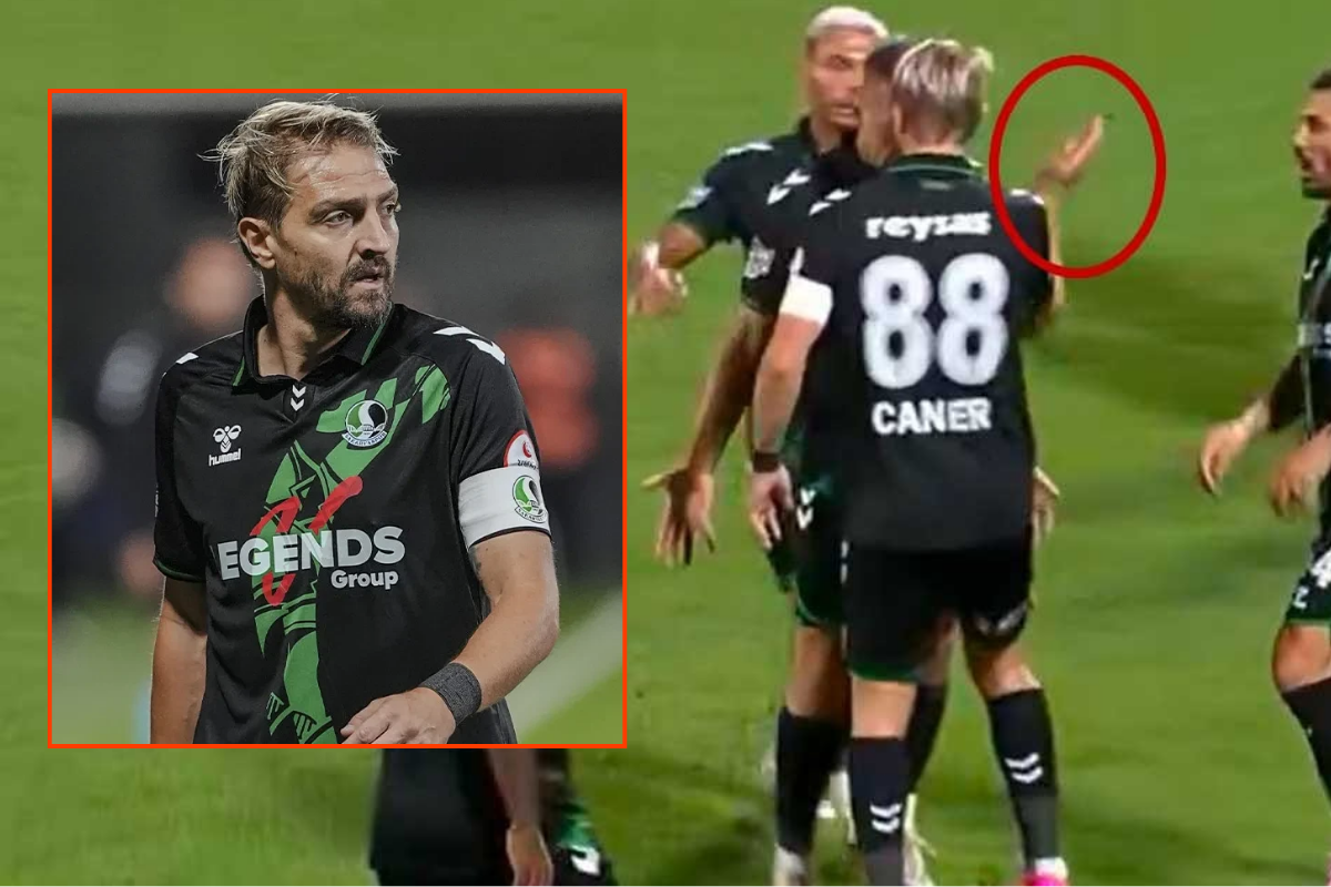Maçta genç takım arkadaşına tokat atıp kırmızı kart gören Caner Erkin Sakaryaspor'da kadro dışı kaldı