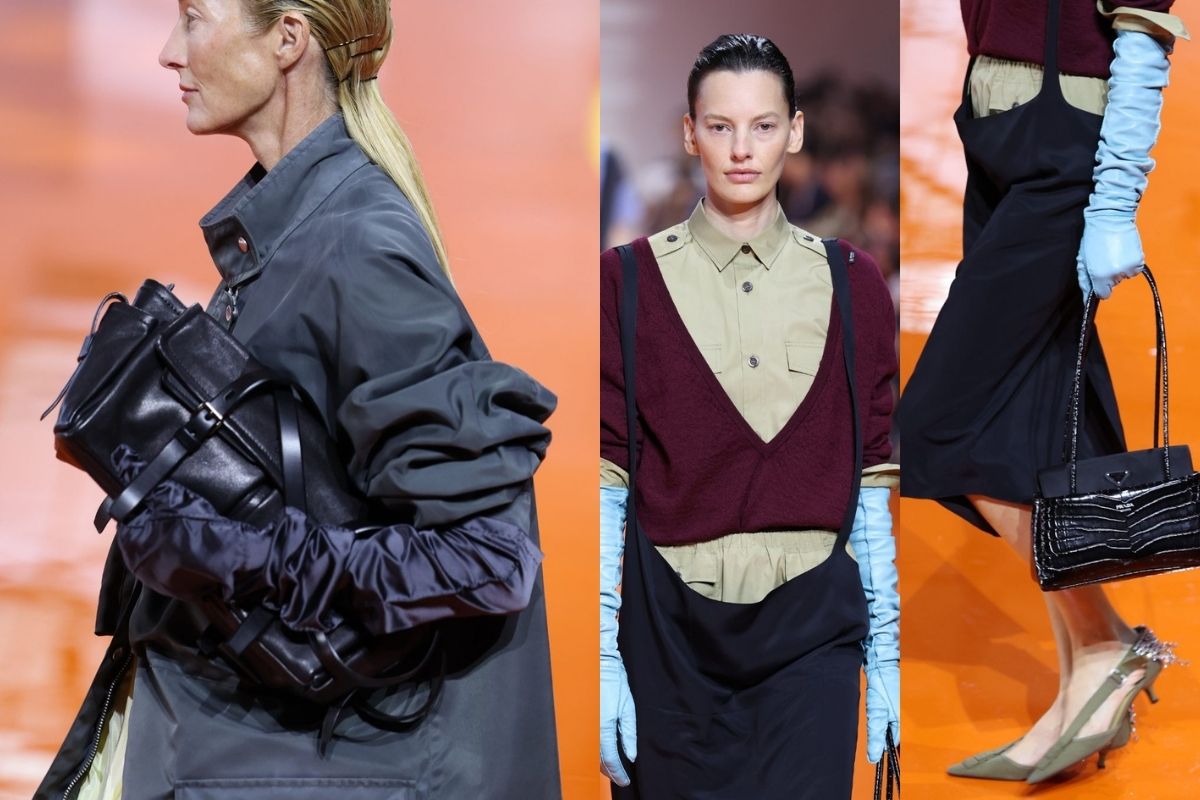 Prada'nın 2026 ilkbahar defilesi yıldızlarla doluydu