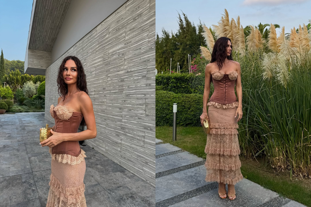 Yasemin Ergene'nin toprak renkli sonbahar şıklığı sosyal medyada gündem oldu