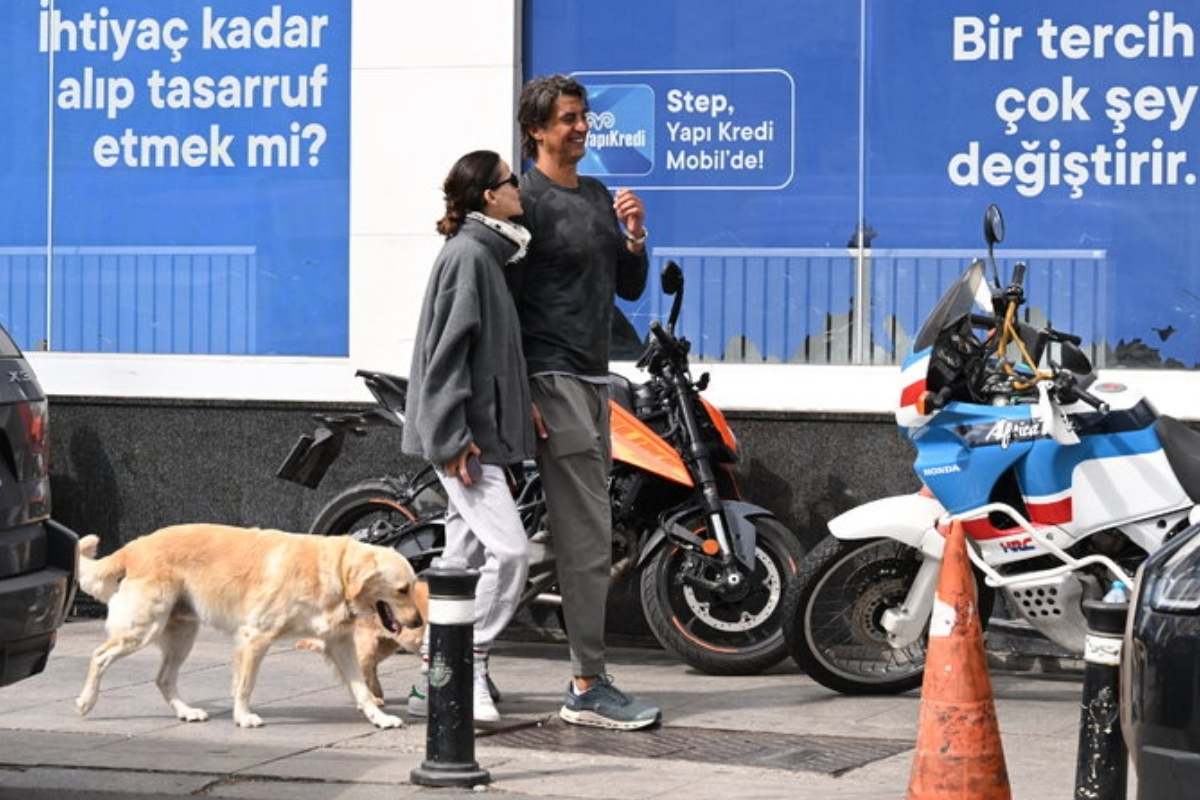 Edvina Sponza ve İbrahim Kutluay'dan Bebek’te sabah yürüyüşü