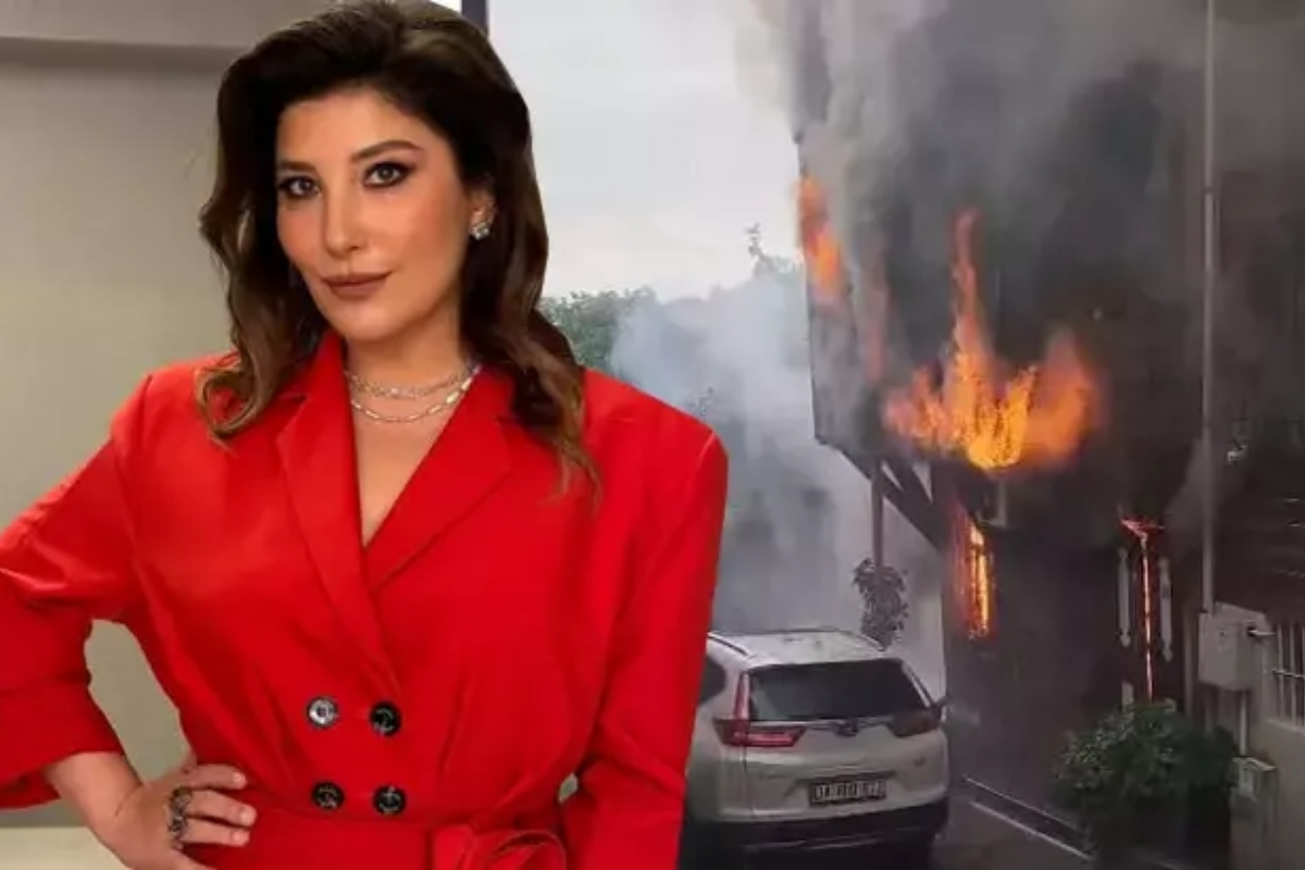 Şebnem Bozoklu'ya yangın şoku, ilk açıklama geldi