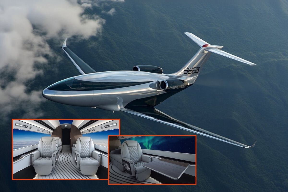Patronların ilgi odağı 'çok özel jet' Phantom 3500 henüz gökyüzüyle buluşmadan 300 sipariş aldı