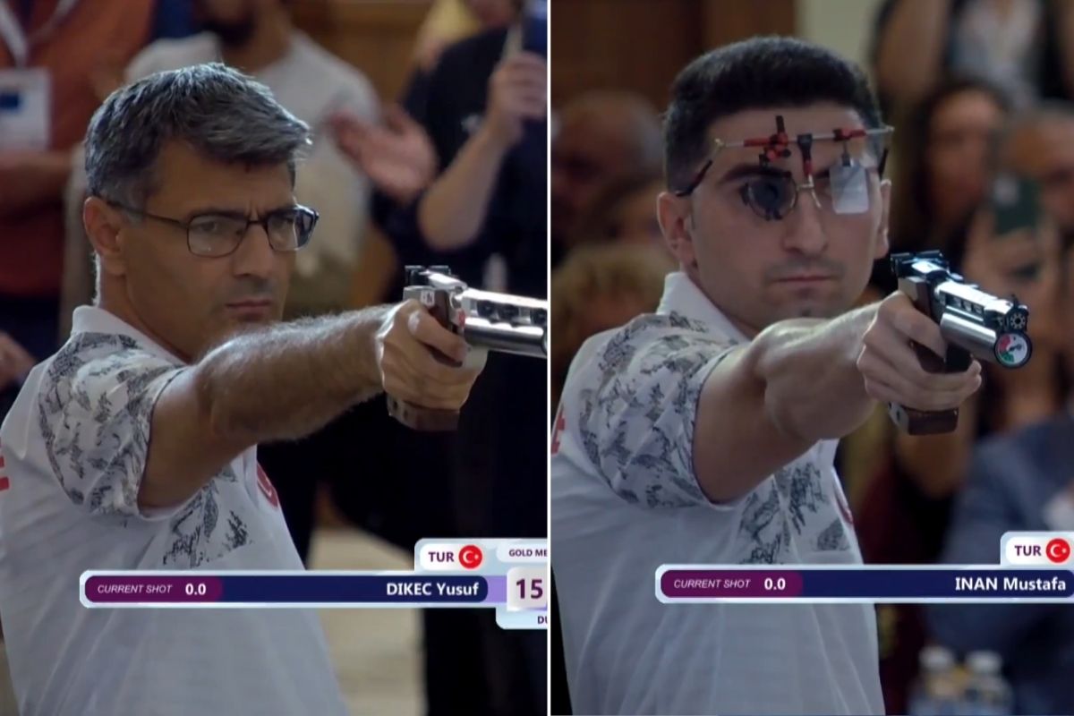 Milli atıcılar Yusuf Dikeç ve Mustafa İnan, Avrupa Şampiyonlar Ligi'nde altın madalya kazandı