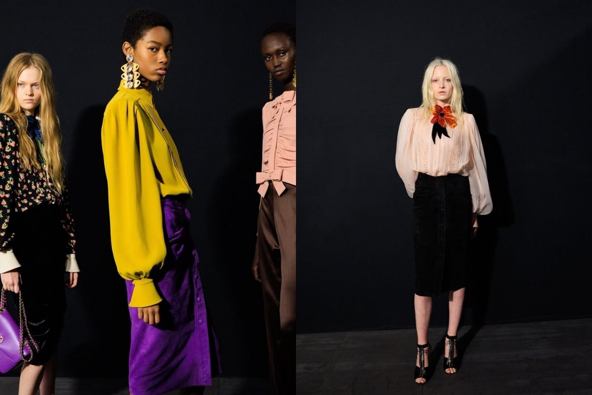Alessandro Michele'nin tasarımları Valentino podyumunda sergilendi