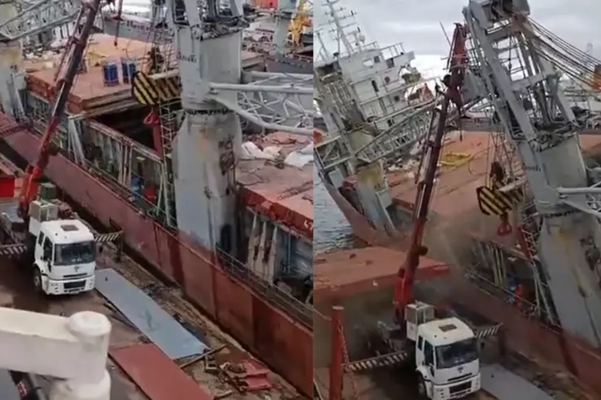 Tuzla Tersanesi’nde gemi devrildi, 1 işçi hayatını kaybetti