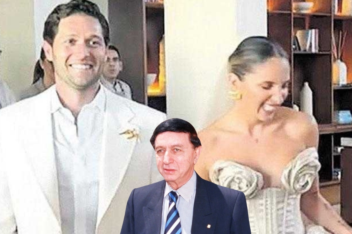 Üzeyir Garih’in torunu Natalie, Bertan Frayman ile Kea Adası’nda görkemli bir düğünle evlendi