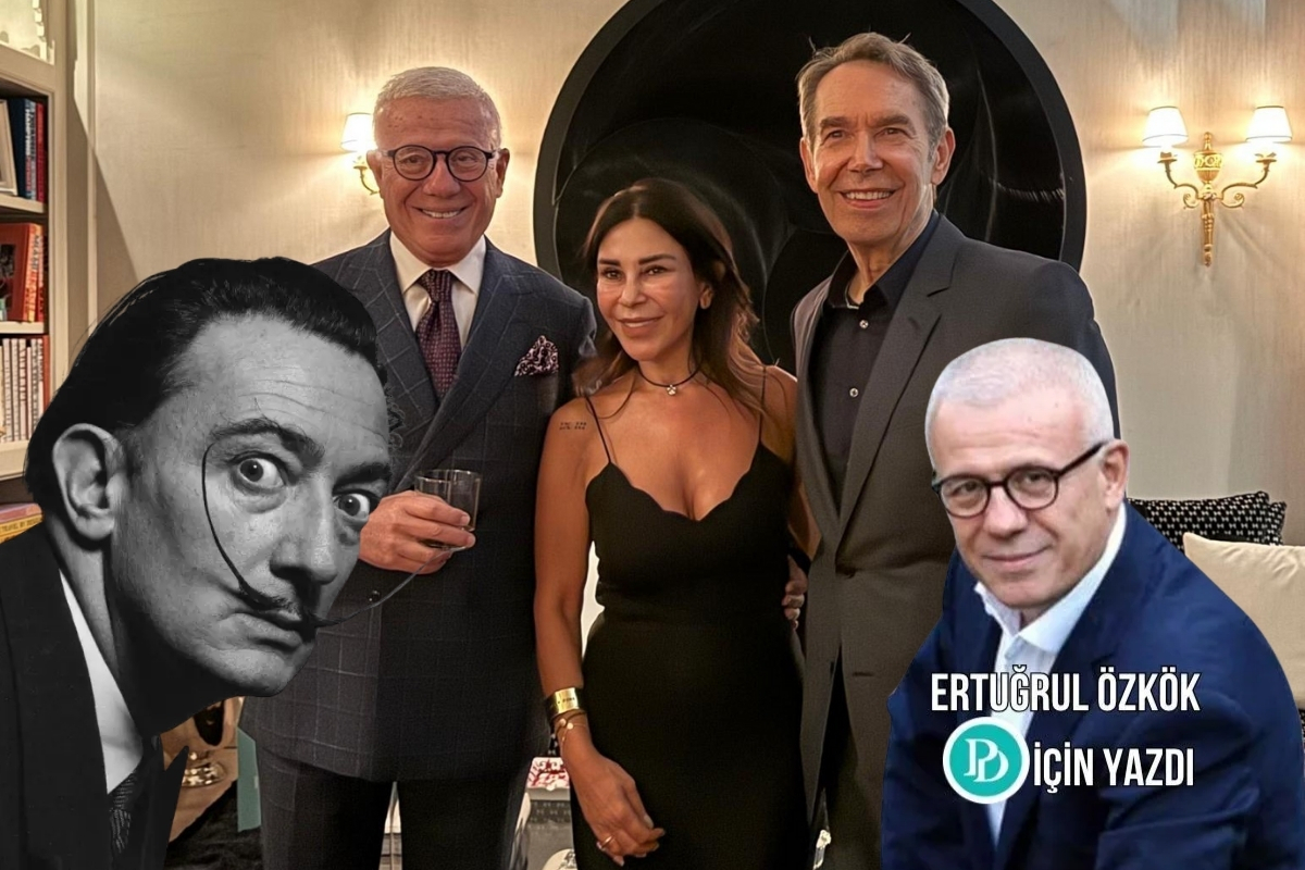 Ertuğrul Özkök, İstanbul'daki etkinlikte modern sanatın önde gelen isimlerinden Jeff Koons'tan, Salvador Dali ile sıra dışı tanışma hikâyesini dinledi