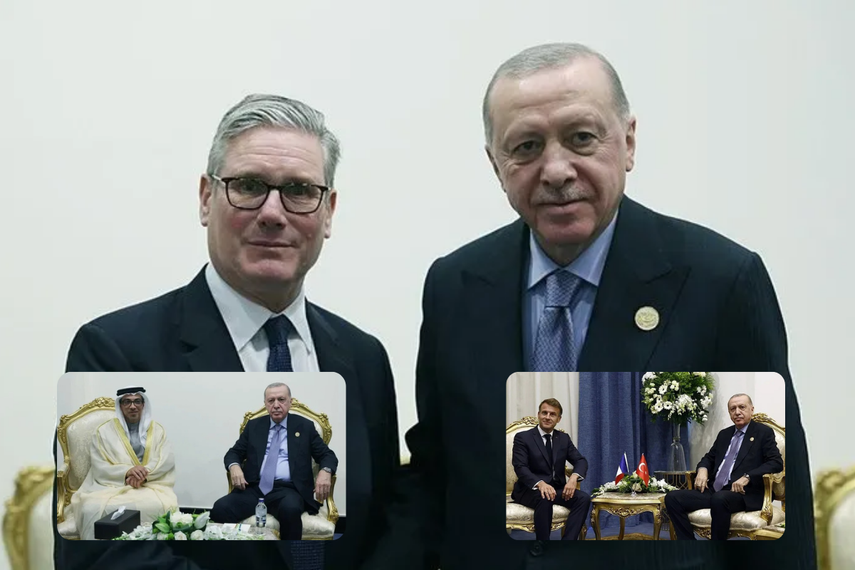 Cumhurbaşkanı Recep Tayyip Erdoğan'ın liderlerle diploması trafiği