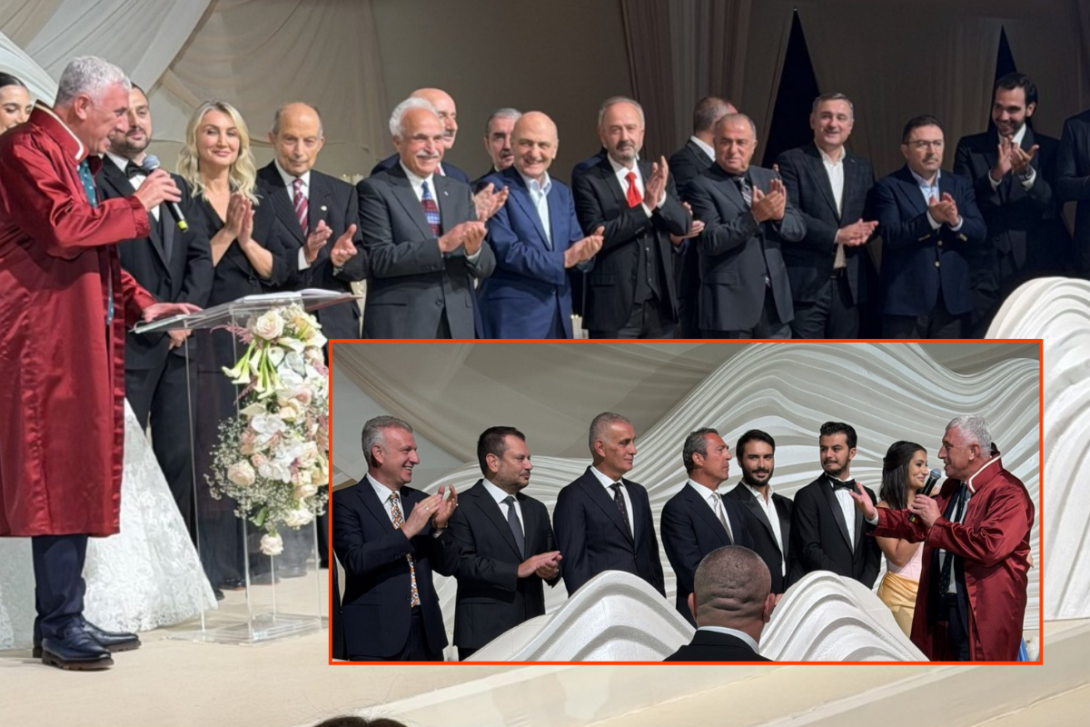 Aralarında Ali Koç, Erden Timur, Ali Ağaoğlu, Murat Sancak gibi isimlerin yer aldığı pek çok iş insanı, Ömer Sarıalioğlu'nun düğününe katıldı