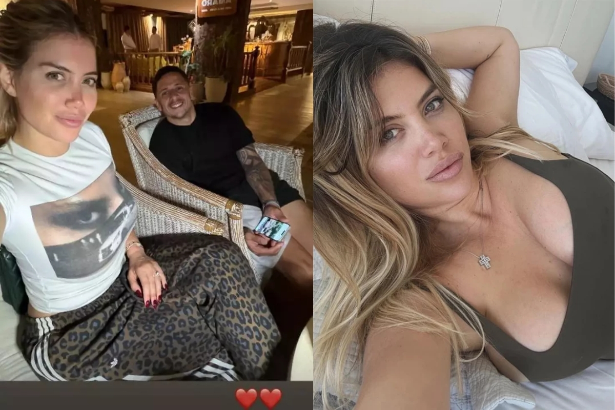 Icardi'nin eski eşi Wanda Nara'dan yeni sevgilisi gizemli M'yle ilk kare
