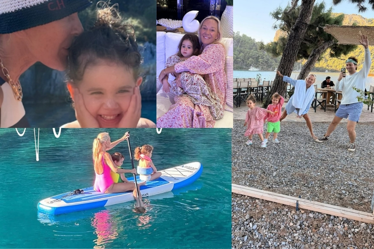 Bettina Machler, yaza birlikte giriş yaptığı torunları ile bu kez de kapanışı yaptı
