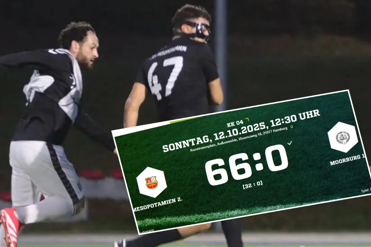 Almanya’da tarihi skor: Mesopotamien 2, Moorburg 1’i 66-0 yendi, Türk futbolcu Ömer Yıldırım 17 gol attı