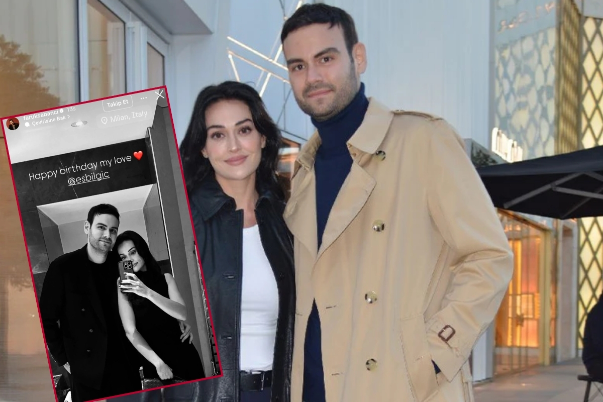 Esra Bilgiç 33'üncü yaşını sevgilisi Faruk Sabancı ile Milano’da kutladı